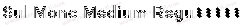 Sul Mono Medium Regu字体转换